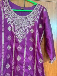 Elegant Purple Kurta