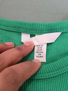 H&amp;M Green Tank Top