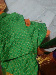 Purple Embellished Indian Dress
