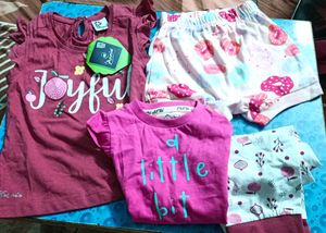 Cute Baby  Girls Clothing Set ( 6 Months)