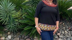 Black Work Short Kurta