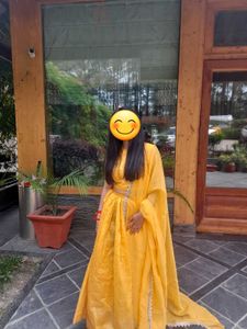 Gorgeous Yellow Lehenga Choli Set