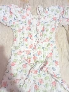 Western Short Frock For 2-4 Years