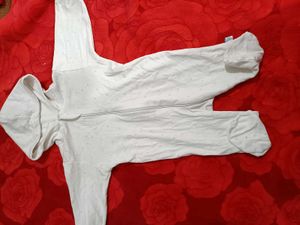 Cute Baby White Romper