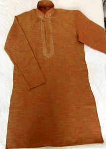 Ethnic Embroidered Men's Kurta Pyjama Set