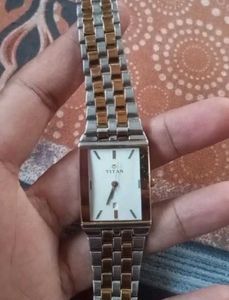 Titan Orignal Quartz Analog with Date White Dial