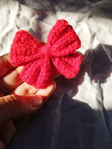 Handmade Crocheted Bow