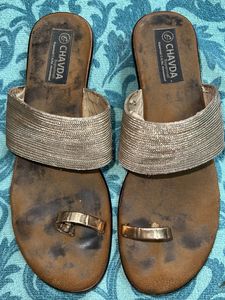 Beautiful Golden Sandals