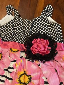 A Pretty Rose Color Frock.