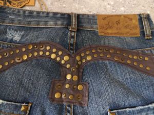 Y2k/punk Studded Skater Straight Fit Jeans