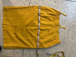 Yellow High Waist skirt