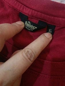 T-shirt Maroon For Ladies