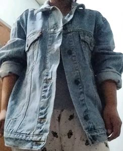 oversized jeans jacket