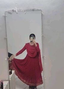 Elegant Maroon Kurta Set
