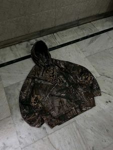 Camouflage Print Hoodie