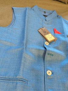 L - Royal Blue Nehru Jacket