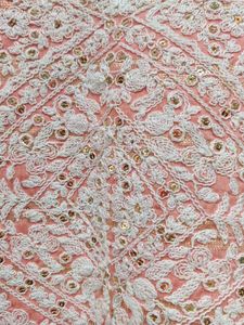 Brand New Embroidered Sequence Work All Over XL