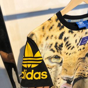 Adidas Leopard Print T-Shirt