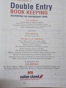 T.S. Grewal's Double Entry Book Keeping