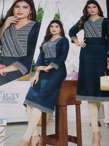 Elegant Green Embroidered Kurta