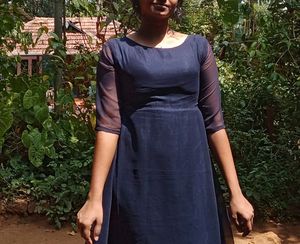 Navy Blue Dress🌀🤍