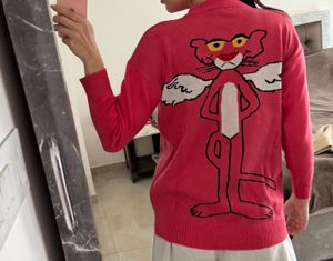 Pink Panther Knit Sweater