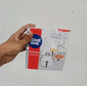 Homeone Stainless Steel Tiffin With Plate
