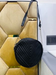 Black Round Bag