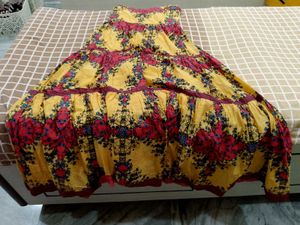 Floral Yellow Dress