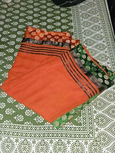 Orange Saree