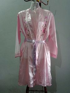 Pink Floral Robe