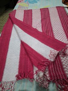 Striped woolen shawl