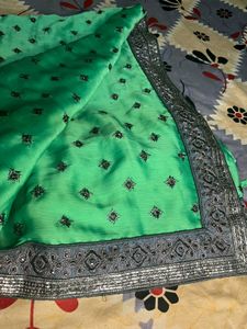 Heavy Saree With Stitched Blouse