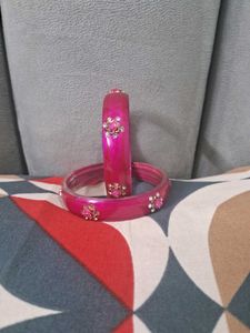 🌹Pink Bangles with Detailing🌹