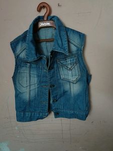 Denim Half Jacket
