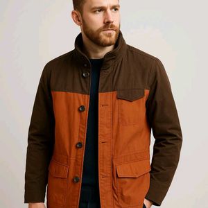 Color Block Unisex Field Jacket