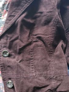 Corduroy Belted Jacket