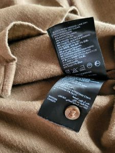 H&amp;M Oversized Linen Blend Brown Shirt /XS