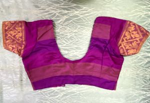 Purple And Pink Saree