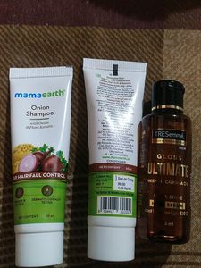 Onion Shampoo And Conditioner + Free Hair Serum