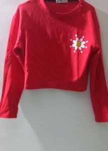 Red "Not in the Mood" Long Sleeve
