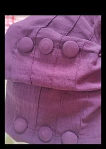 Elegant Purple Abaya - Jersey Fabric