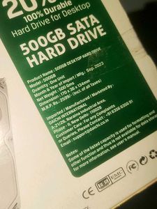 DAICHI 500 GB Surveillance Hardisk Brand New