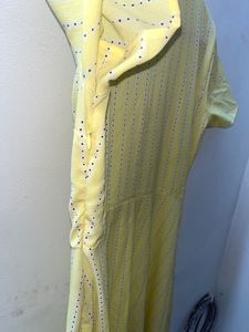 Yellow Shirt Dress