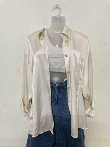 Pintresty Vintage Imported Satin Shirt