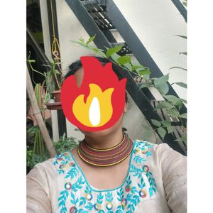 Multicolour Tribal Style Choker - Very Classy