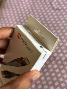 Portronics Usb To Lightning Cable Iphone
