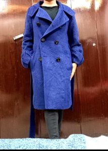 Navy Blue Trench Coat 🔥