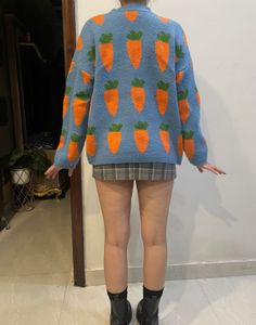 Carrot Pattern Sweater
