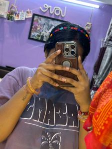 MULTICOLORED BEADED HAIRBAND